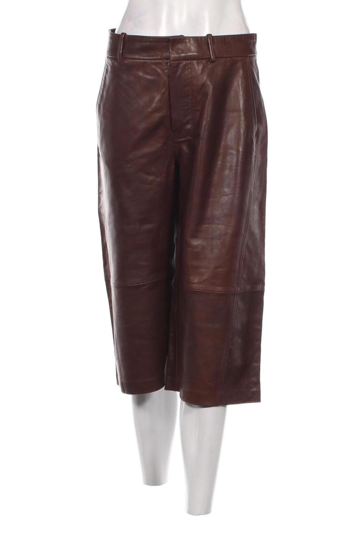 Damen Lederhose Zara, Größe S, Farbe Braun, Preis € 98,49