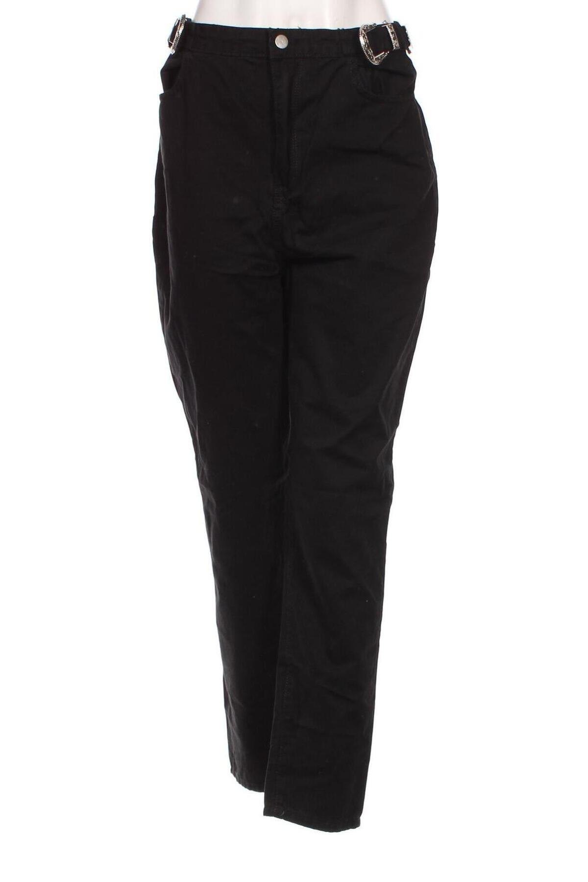 Pantaloni de femei Boohoo, Mărime L, Culoare Negru, Preț 24,99 Lei