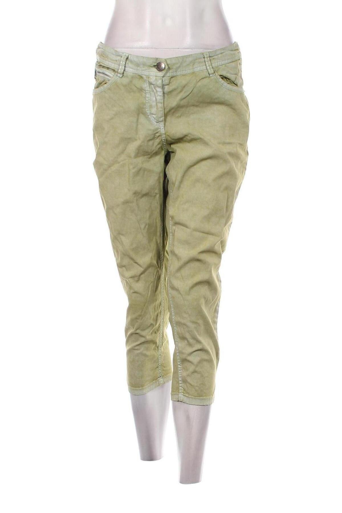 Pantaloni de femei Cecil, Mărime M, Culoare Verde, Preț 134,99 Lei