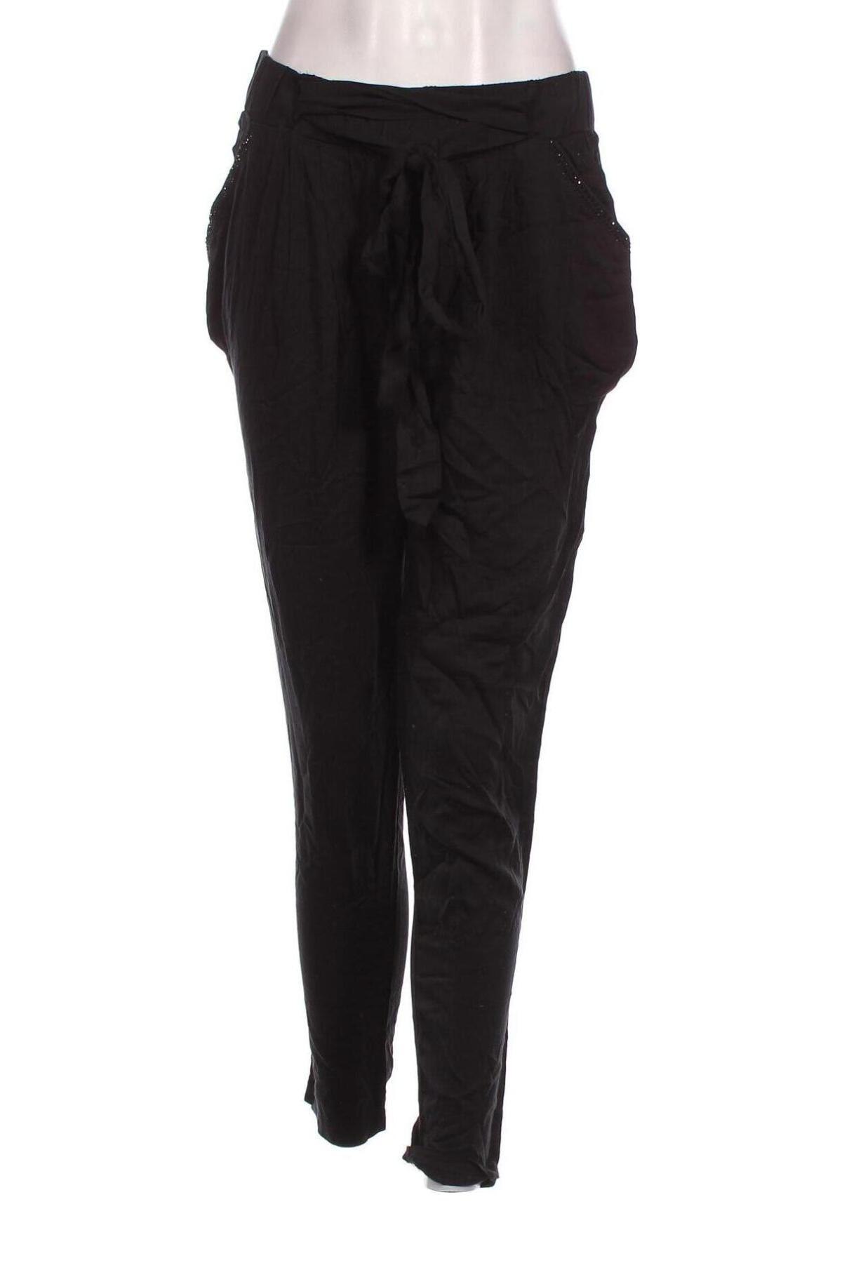 Pantaloni de femei Free Girl, Mărime L, Culoare Negru, Preț 34,99 Lei