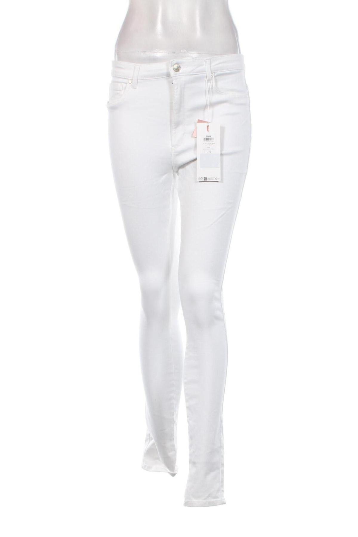 Pantaloni de femei ONLY, Mărime M, Culoare Alb, Preț 89,99 Lei