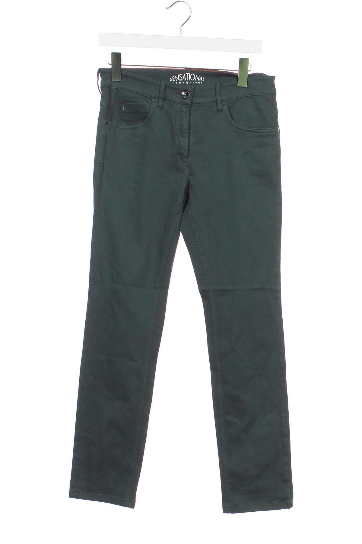 Pantaloni de femei Zerres, Mărime XS, Culoare Verde, Preț 22,99 Lei