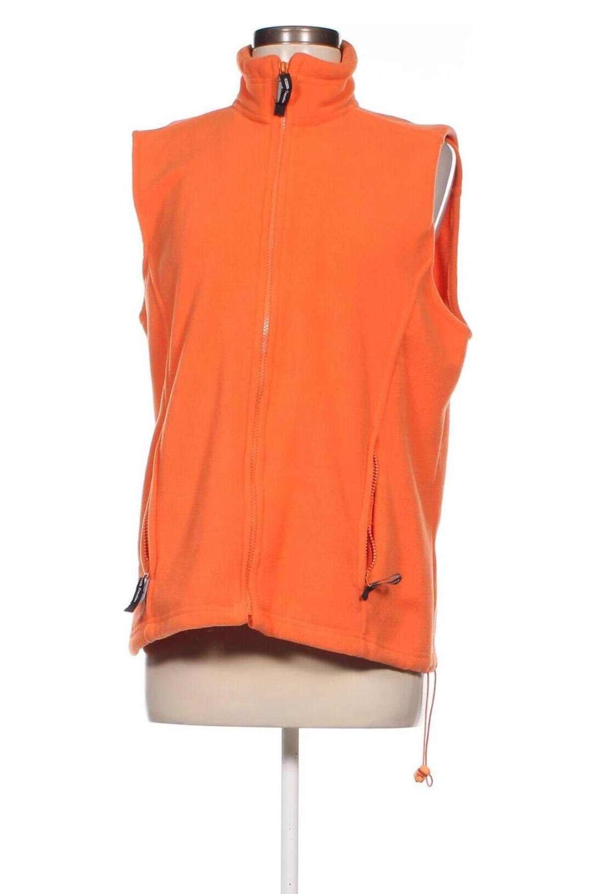 Damen Fleeceweste, Größe M, Farbe Orange, Preis 13,49 €