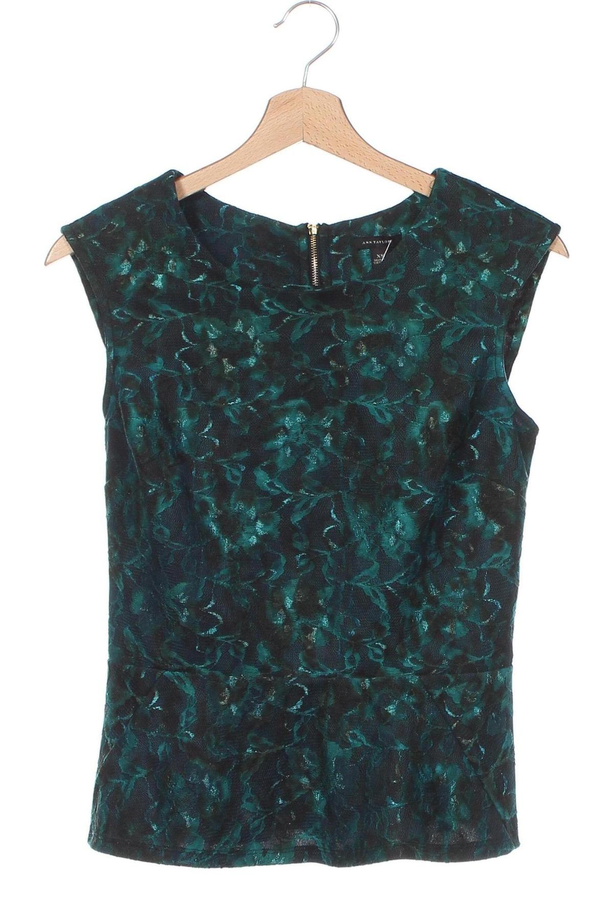 Tricou de damă Ann Taylor, Mărime XS, Culoare Verde, Preț 69,82 Lei