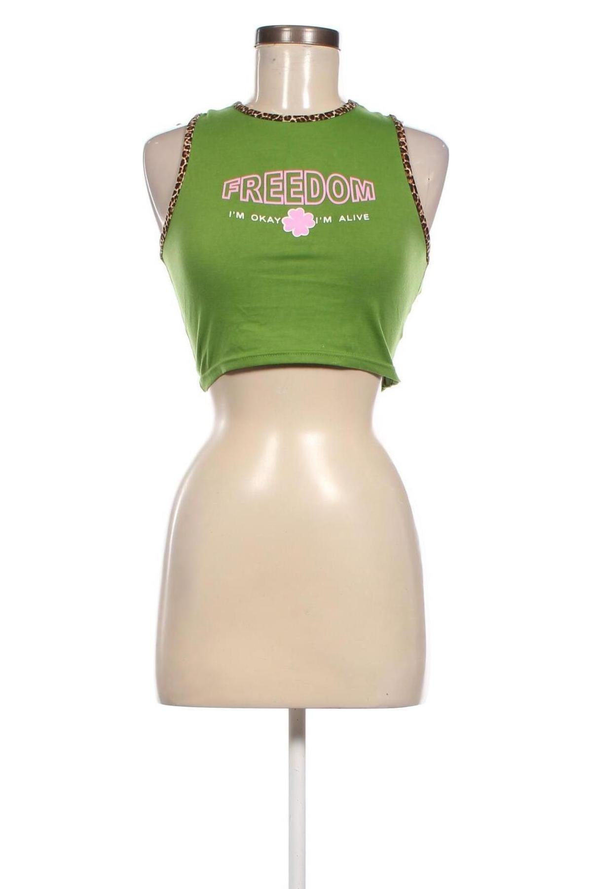 Tricou de damă SHEIN, Mărime S, Culoare Verde, Preț 16,99 Lei