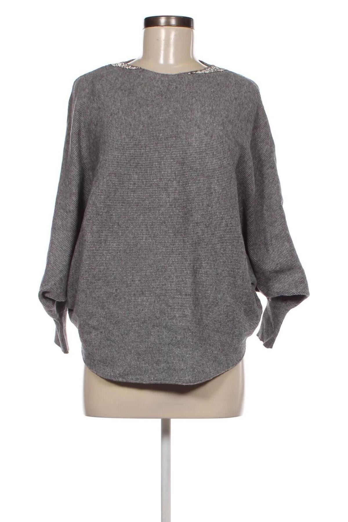 Damenpullover, Größe M, Farbe Grau, Preis 9,49 €