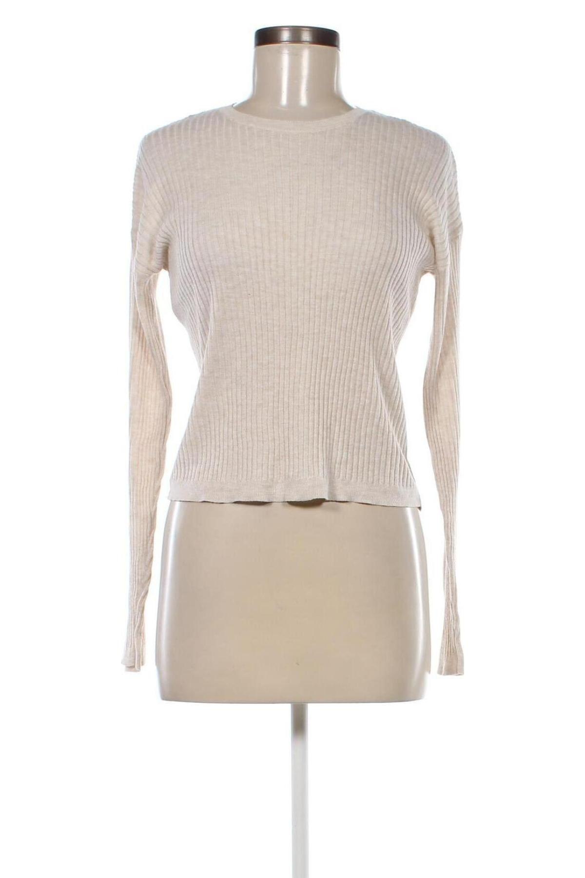 Damenpullover Bershka, Größe M, Farbe Beige, Preis € 6,81