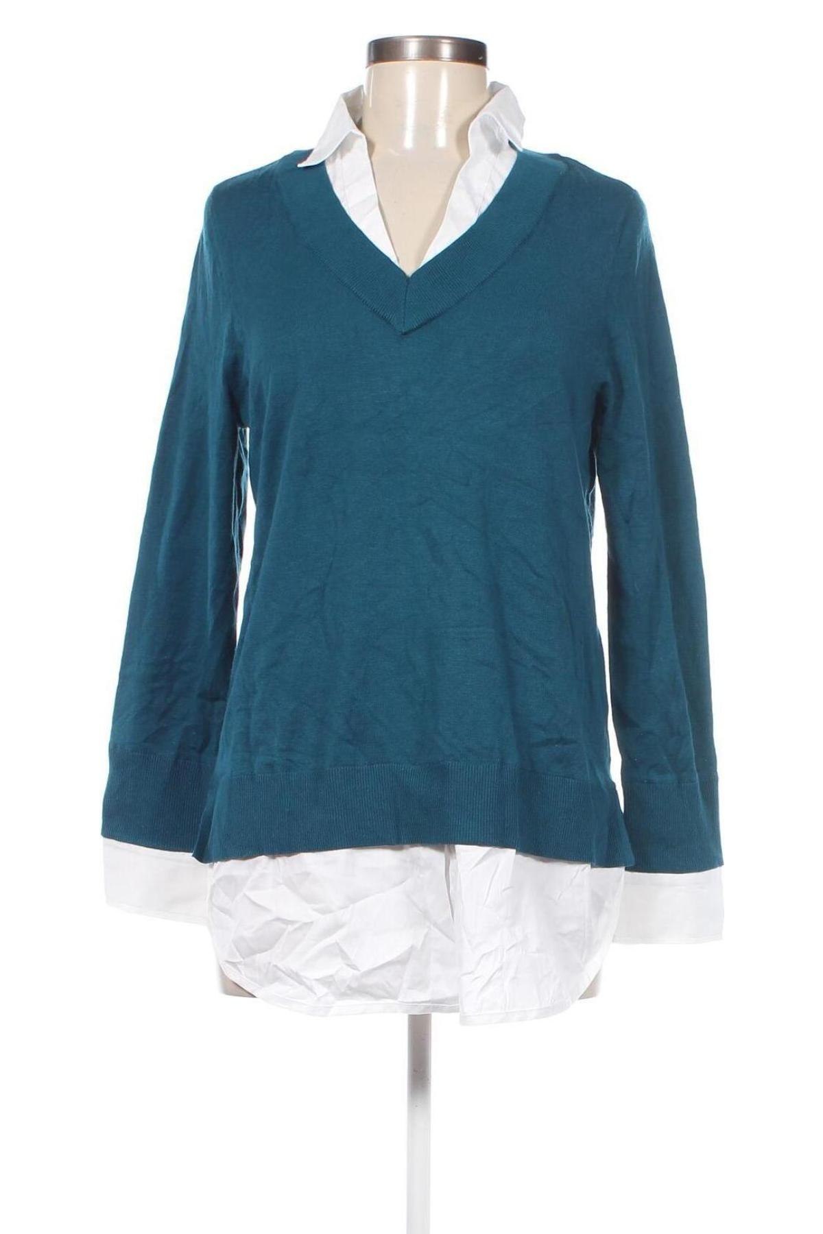 Damenpullover Chico's, Größe M, Farbe Blau, Preis 19,99 €