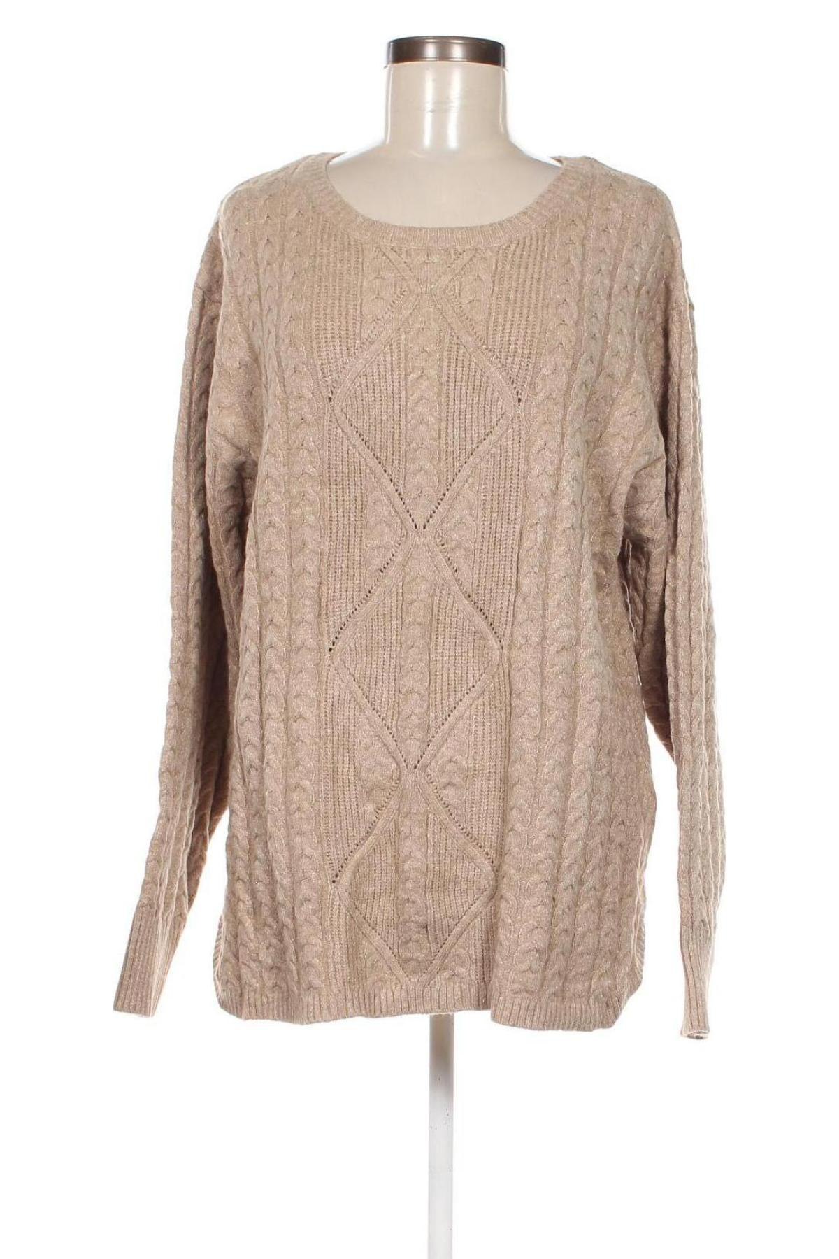 Damenpullover Free Quent, Größe XXL, Farbe Beige, Preis € 12,99