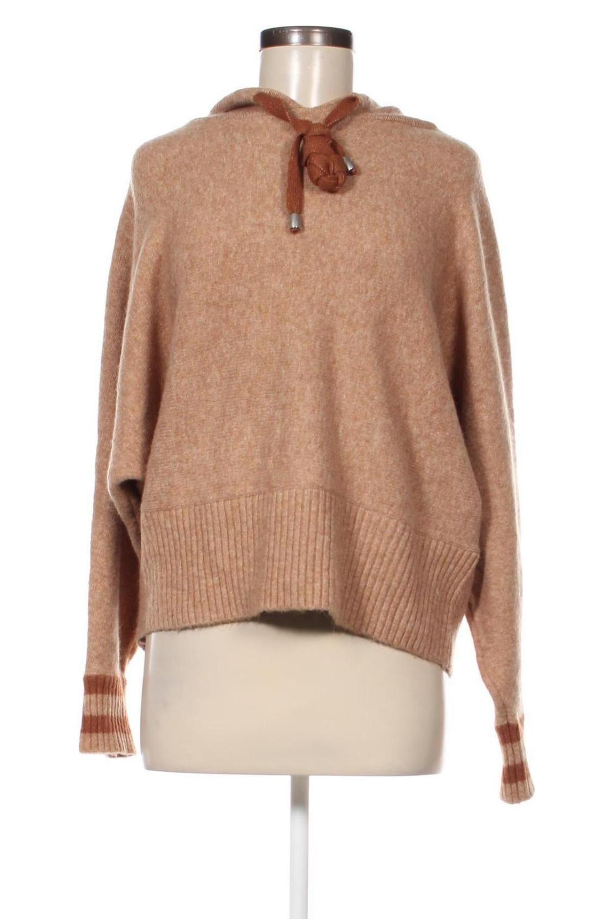 Damski sweter H&M, Rozmiar L, Kolor Beżowy, Cena 37,99 zł