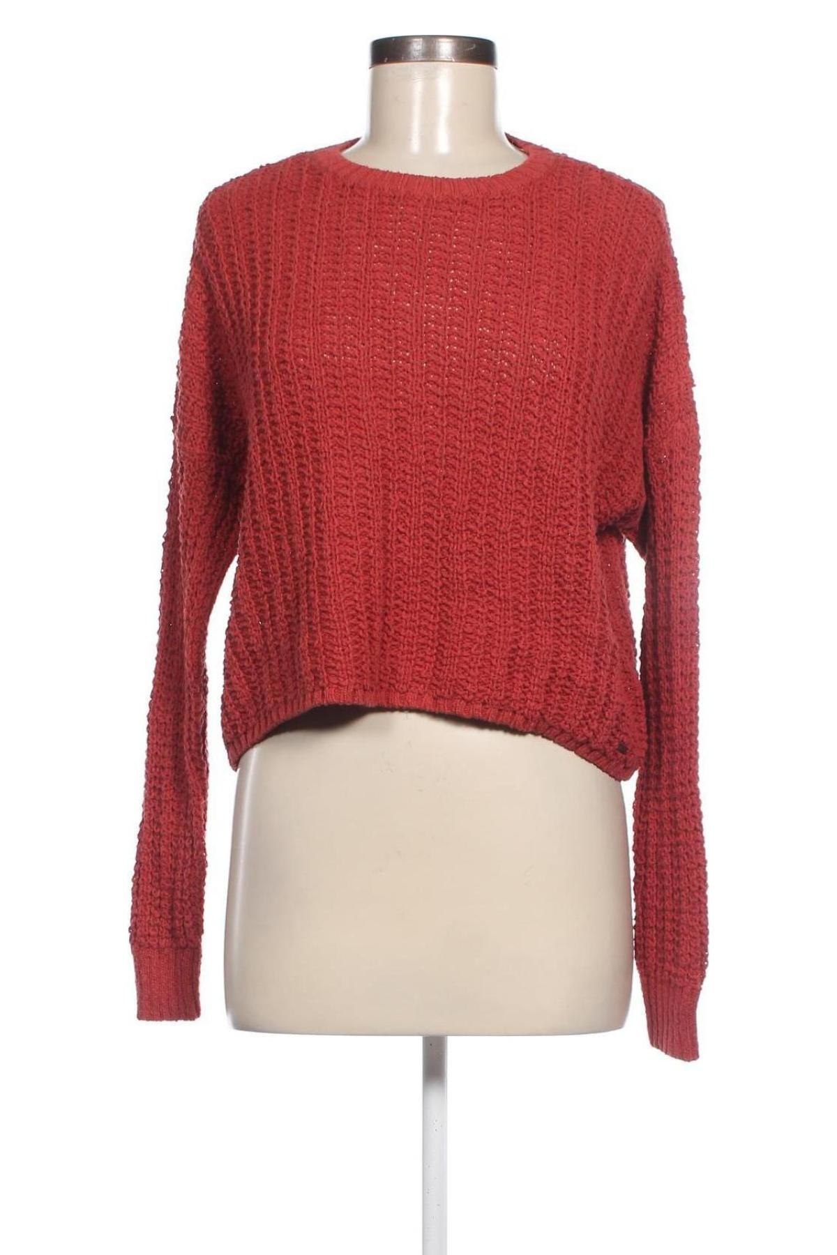 Damski sweter Hollister, Rozmiar S, Kolor Czerwony, Cena 67,99 zł