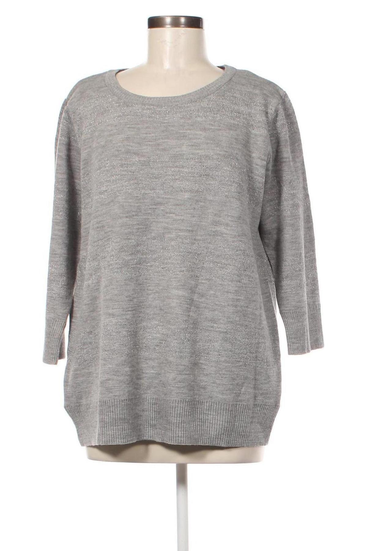 Damenpullover Laura Torelli, Größe L, Farbe Grau, Preis 8,99 €