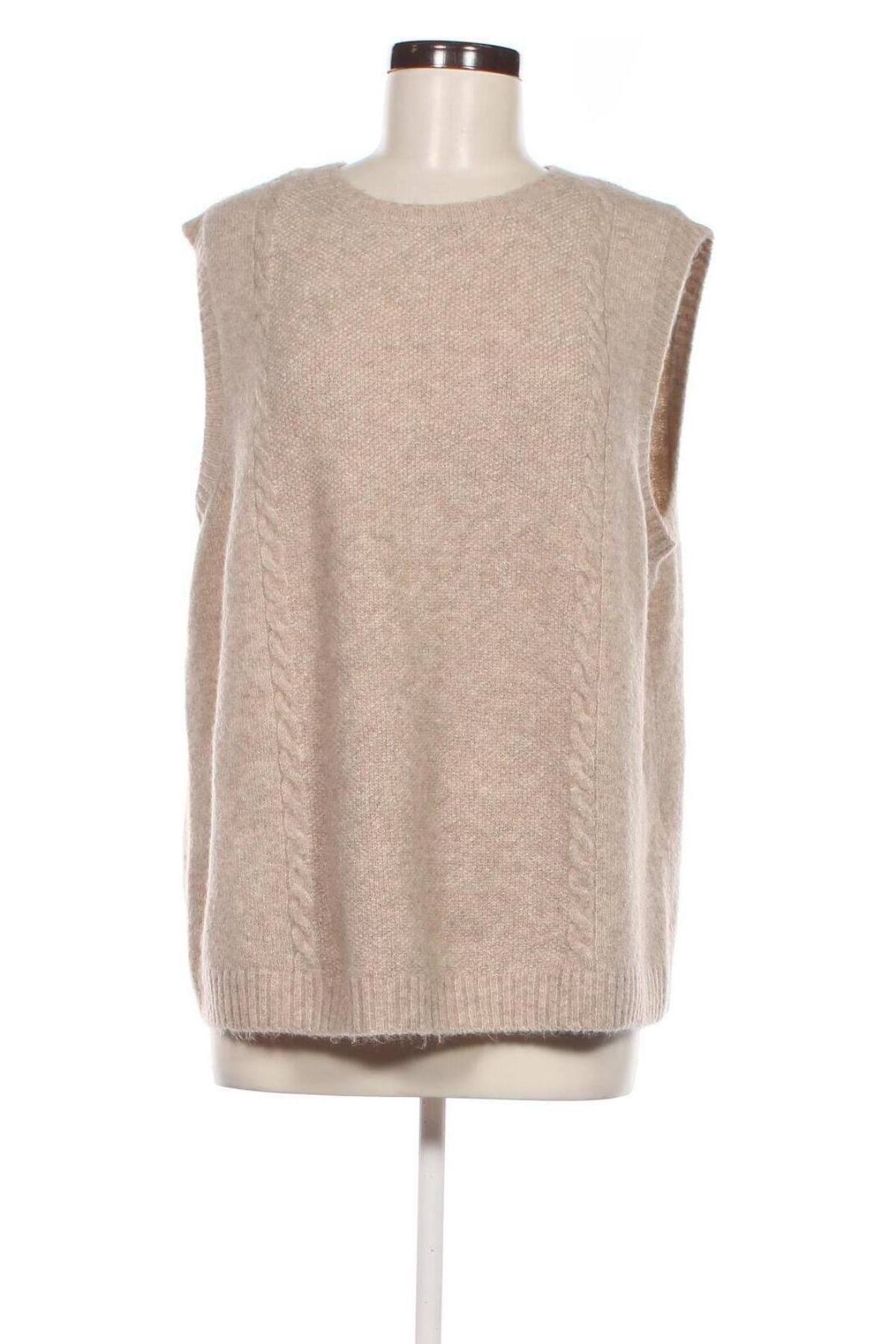 Damenpullover ONLY Carmakoma, Größe M, Farbe Beige, Preis € 3,49