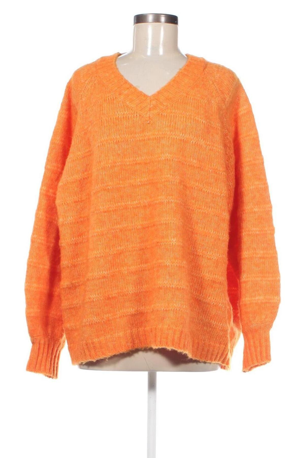 Damski sweter ONLY Carmakoma, Rozmiar XL, Kolor Pomarańczowy, Cena 39,99 zł