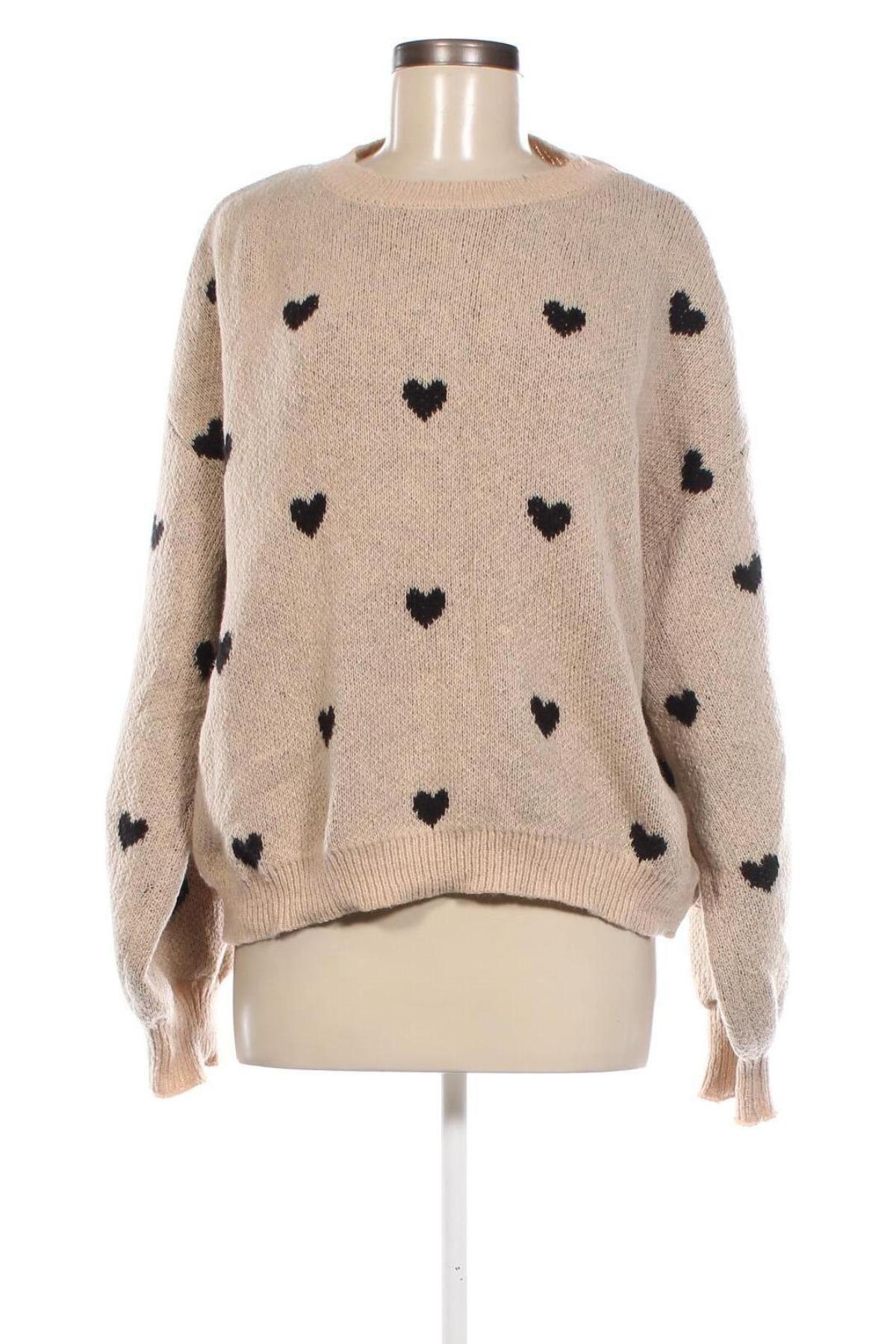 Damenpullover SHEIN, Größe L, Farbe Beige, Preis 20,29 €