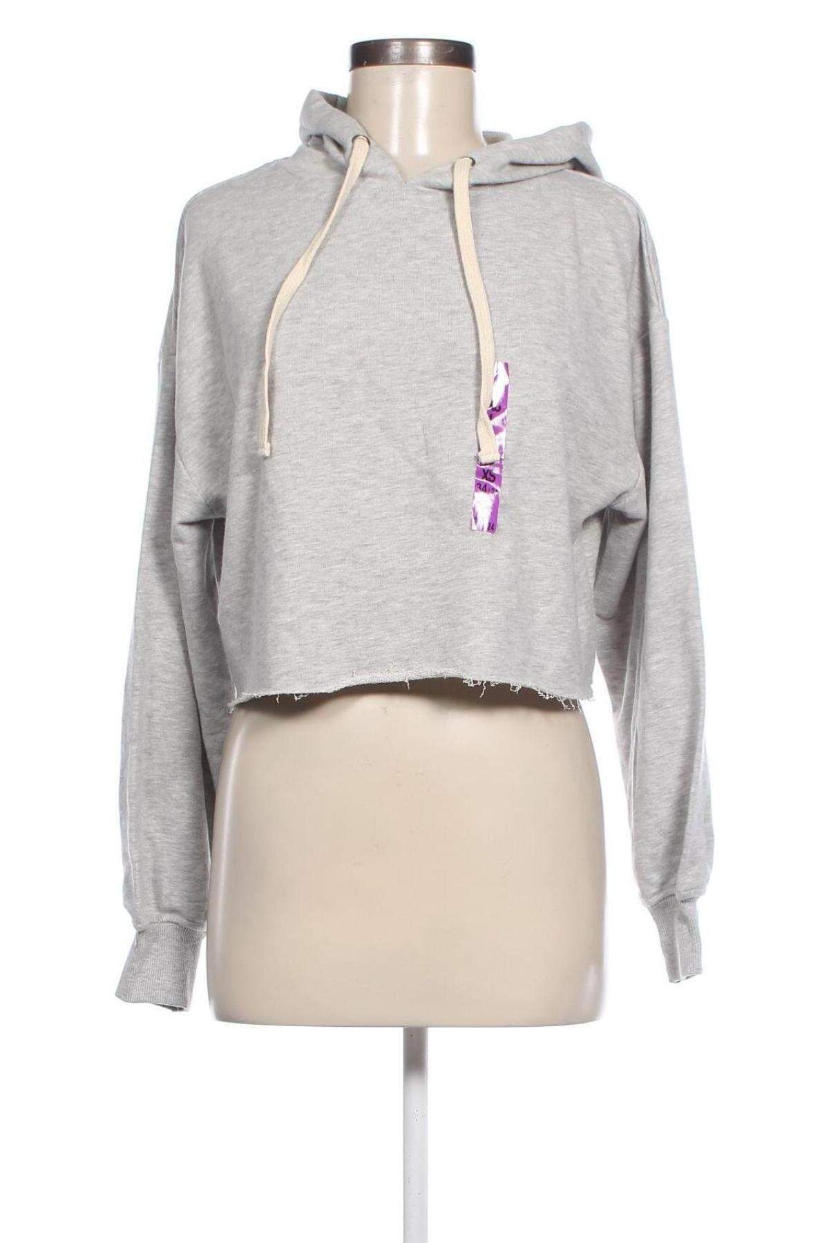 Damen Sweatshirt Stradivarius, Größe XS, Farbe Grau, Preis 17,99 €