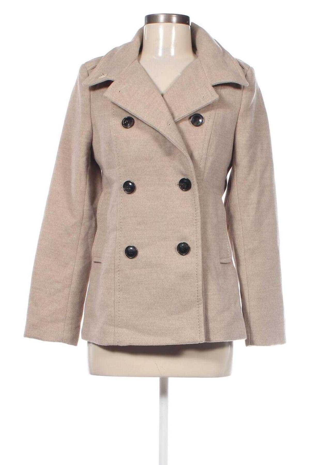 Damenmantel H&M, Größe S, Farbe Beige, Preis 27,99 €