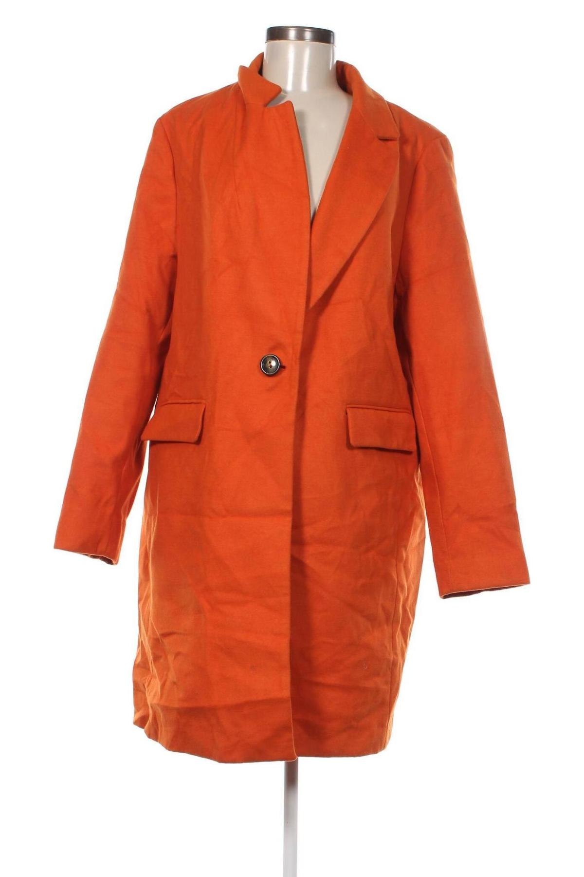 Damenmantel New Look, Größe XL, Farbe Orange, Preis 20,99 €