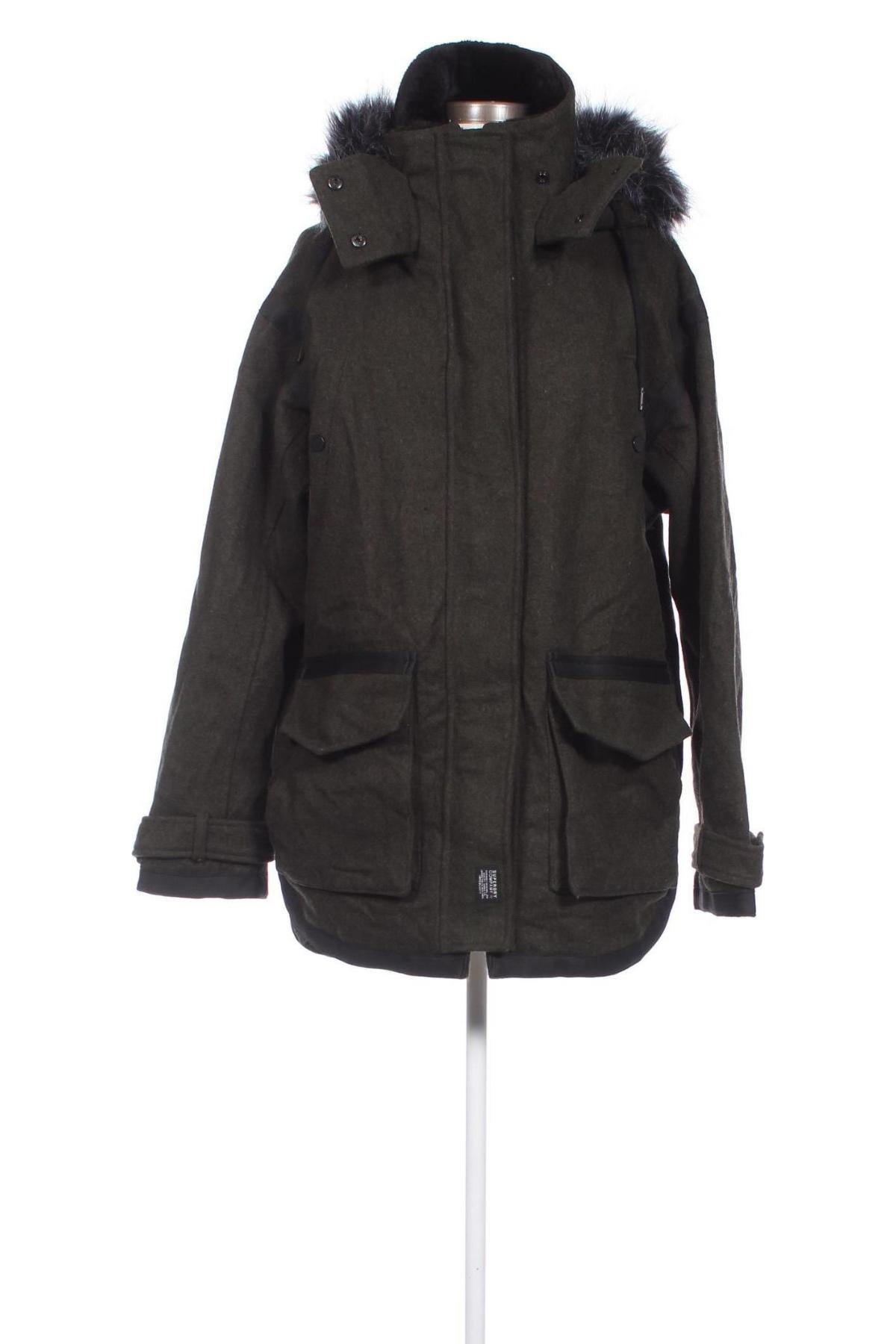 Damenmantel Superdry, Größe M, Farbe Grün, Preis € 27,49