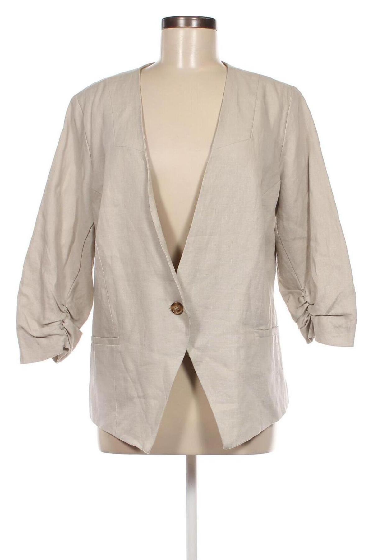 Damen Blazer Gibson, Größe XL, Farbe Beige, Preis 15,99 €