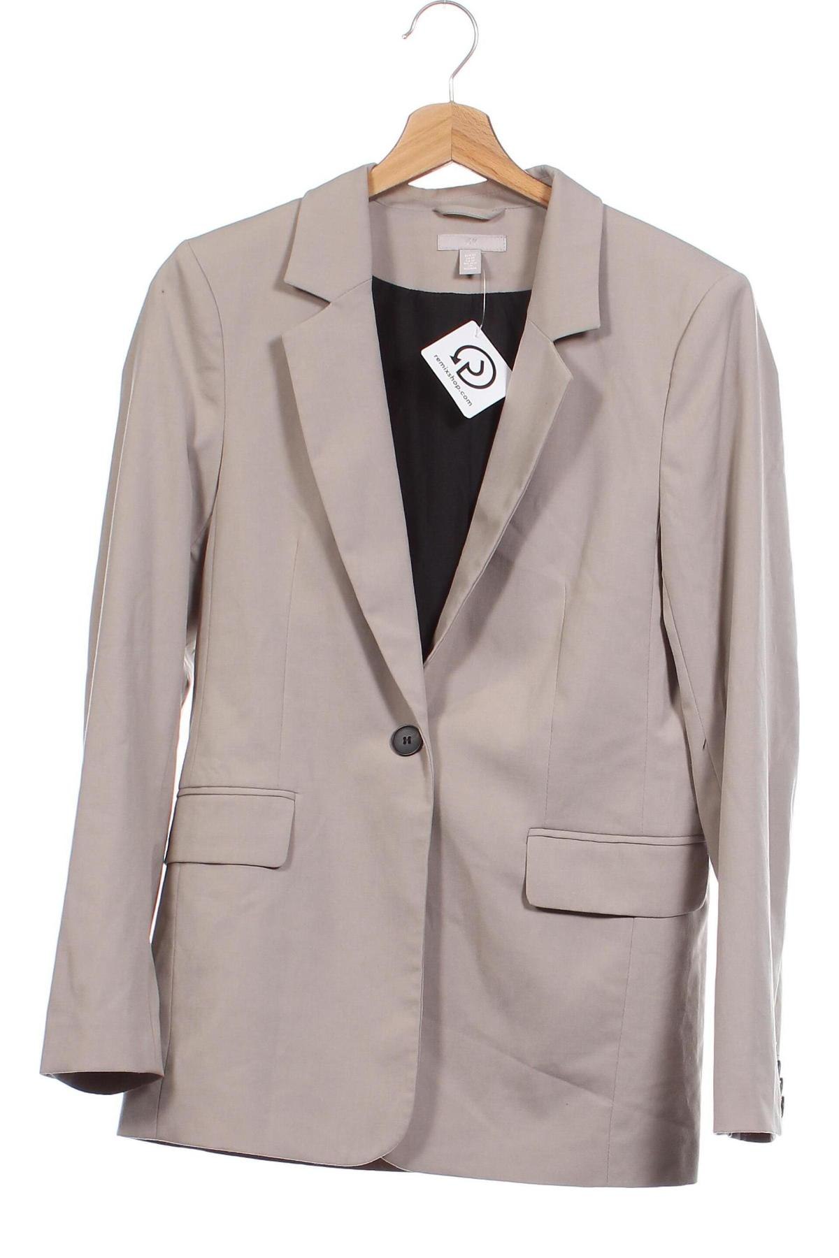 Damen Blazer H&M, Größe XS, Farbe Beige, Preis € 16,49