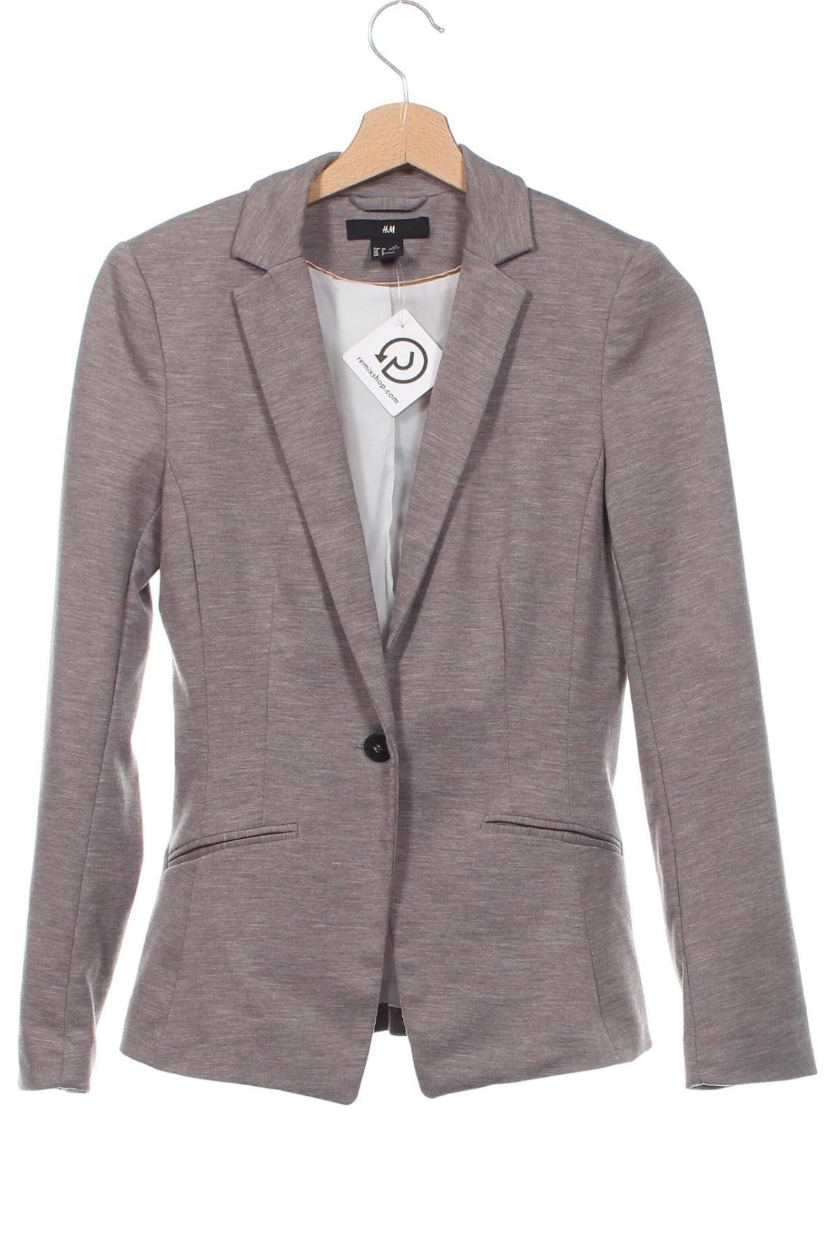 Damen Blazer H&M, Größe XS, Farbe Grau, Preis € 16,49