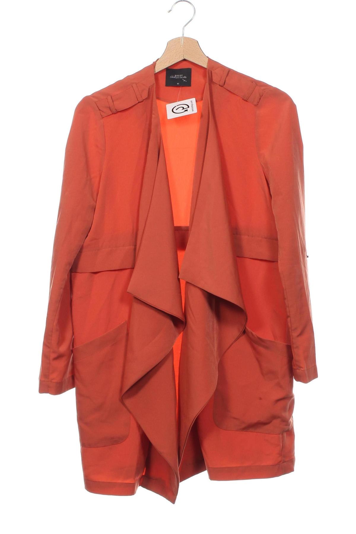 Damen Blazer House, Größe XS, Farbe Orange, Preis 18,99 €