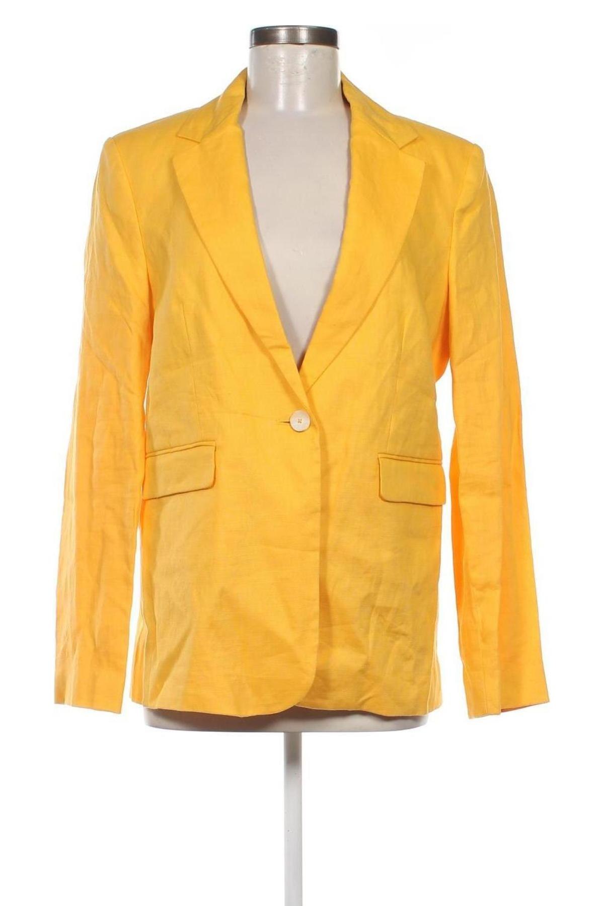 Damen Blazer Mango, Größe L, Farbe Gelb, Preis € 30,31