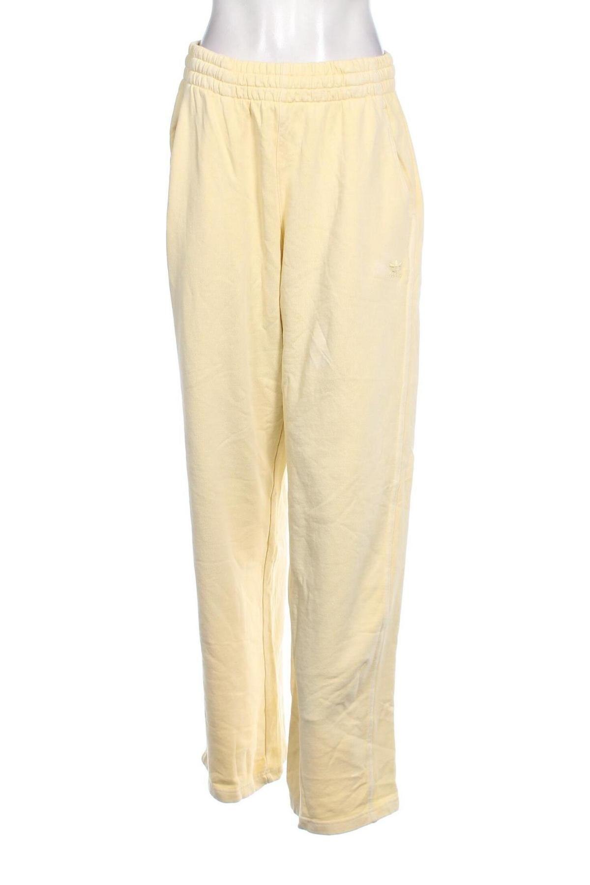 Pantaloni trening de femei Adidas Originals, Mărime L, Culoare Galben, Preț 305,99 Lei