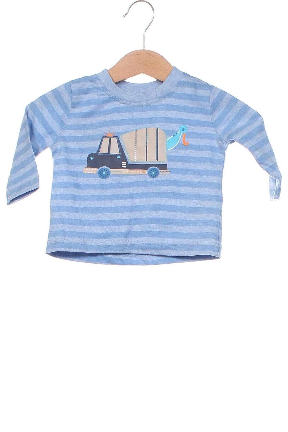 Kinder Shirt, Größe 1-2m/ 50-56 cm, Farbe Blau, Preis 2,99 €