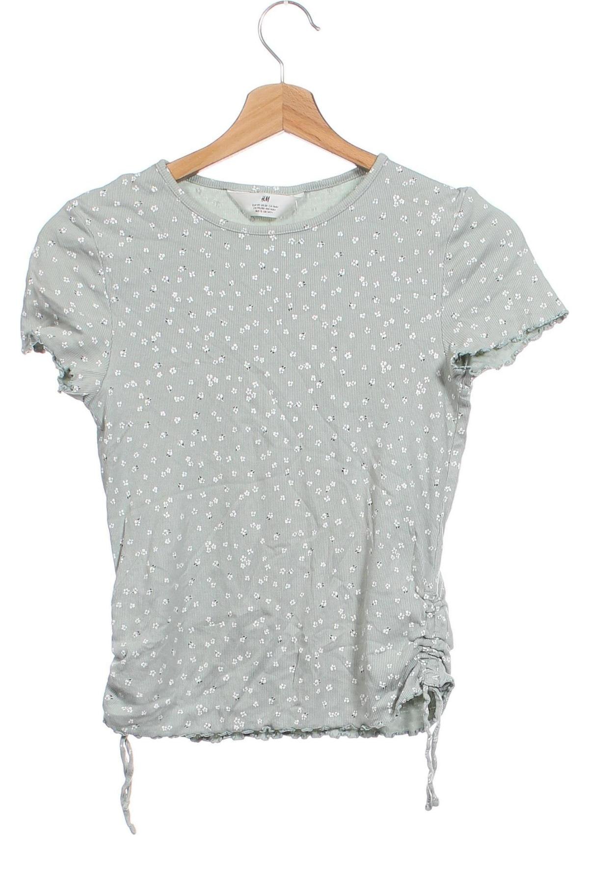 Kinder Shirt H&M, Größe 15-18y/ 170-176 cm, Farbe Grün, Preis € 3,99