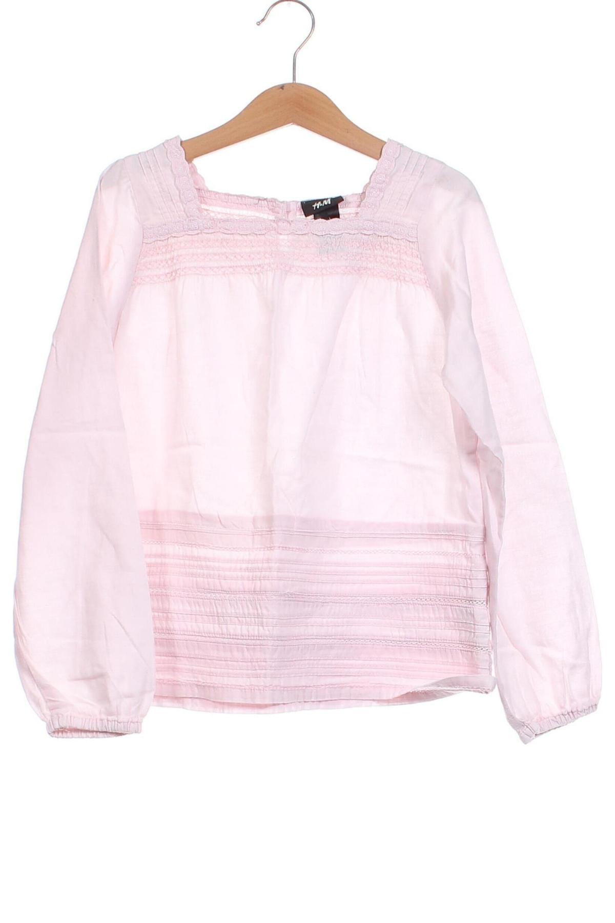 Kinder Shirt H&M, Größe 6-7y/ 122-128 cm, Farbe Rosa, Preis € 8,03