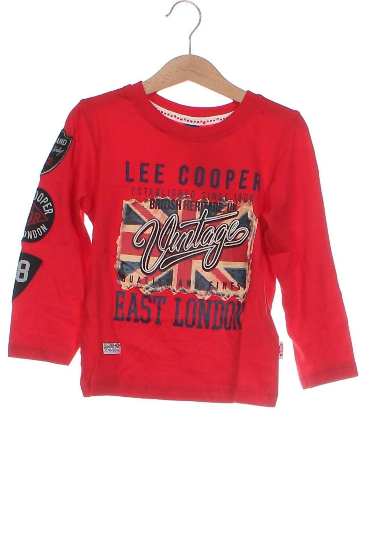 Kinder Shirt Lee Cooper, Größe 4-5y/ 110-116 cm, Farbe Rot, Preis € 26,49