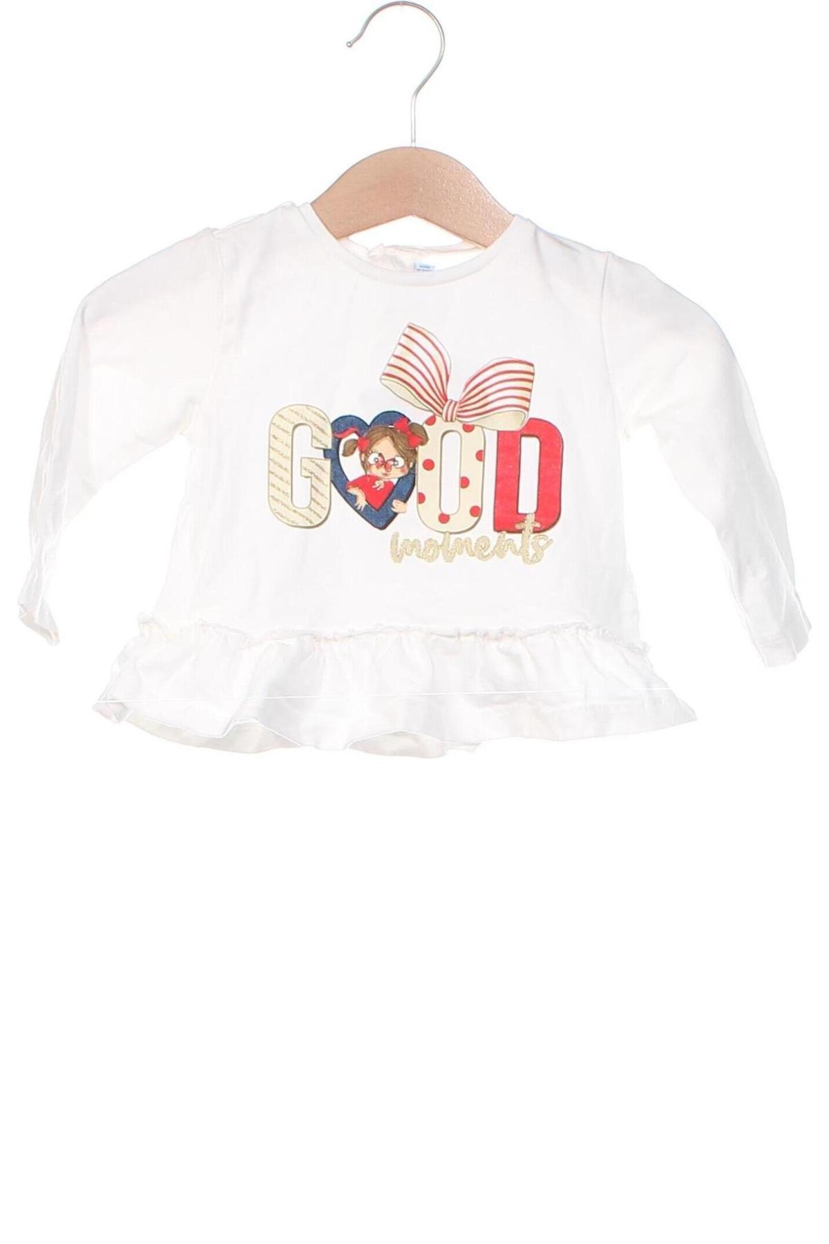 Kinder Shirt Mayoral, Größe 6-9m/ 68-74 cm, Farbe Weiß, Preis € 7,49