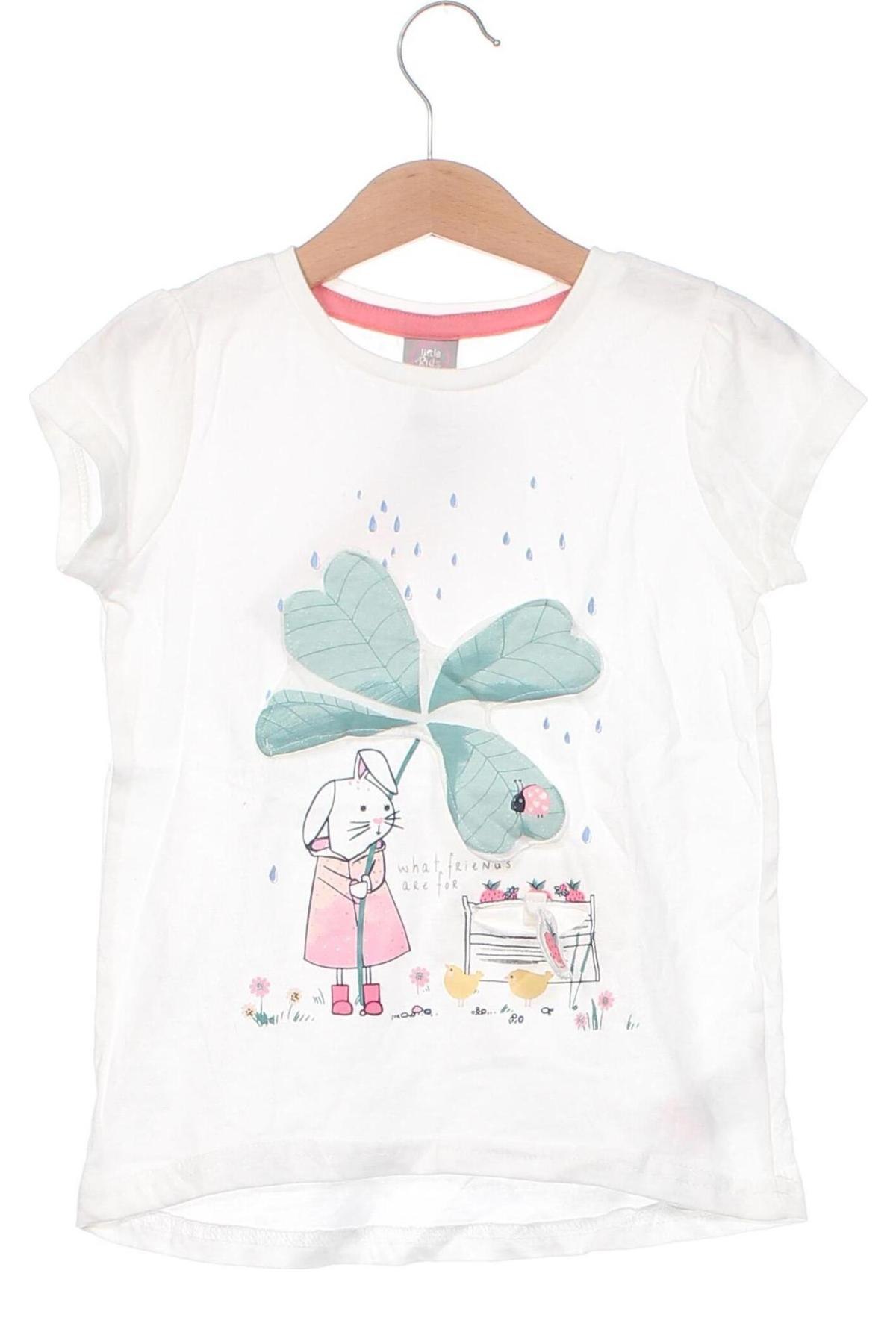 Kinder Shirt Pepco, Größe 4-5y/ 110-116 cm, Farbe Weiß, Preis € 6,92