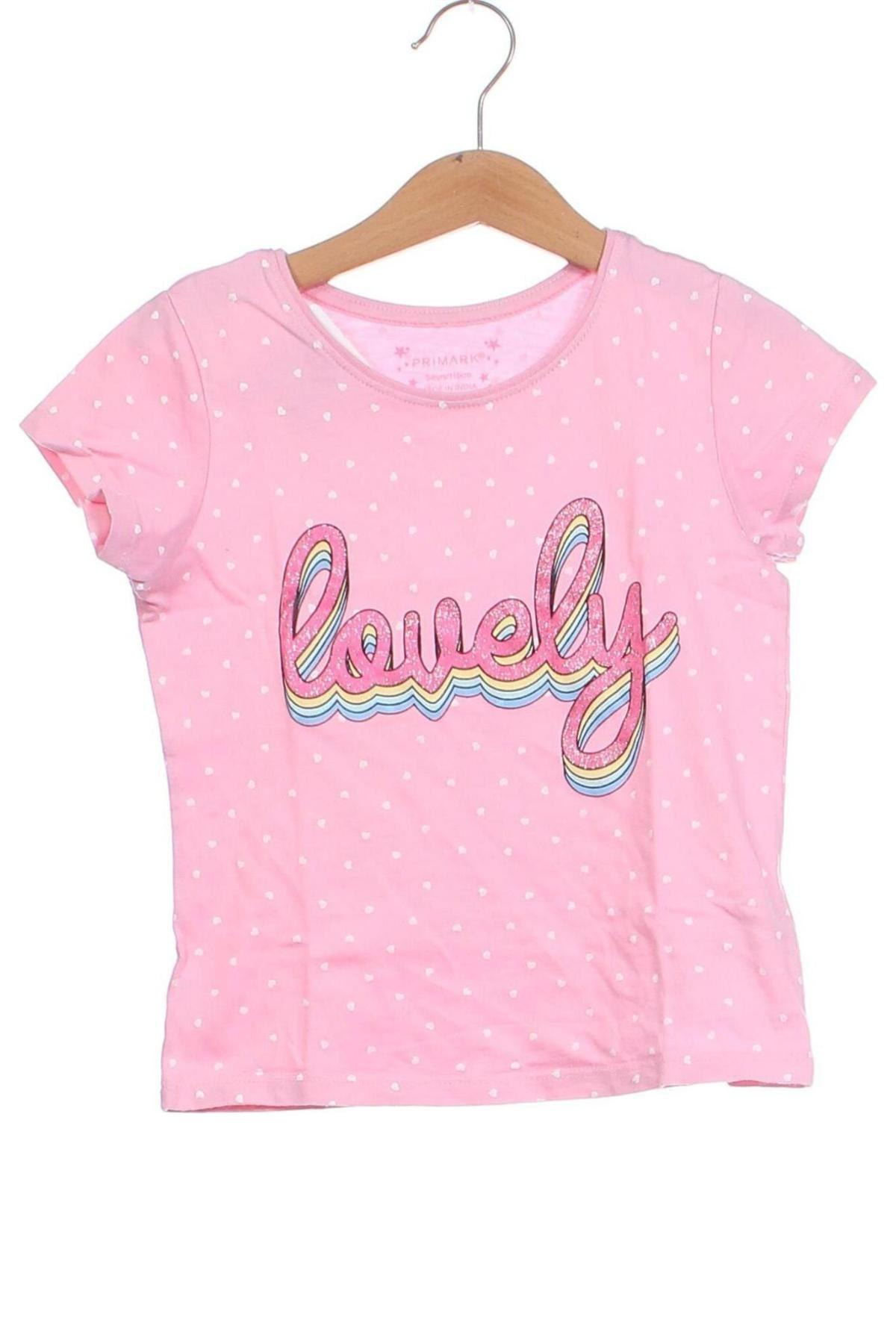 Kinder Shirt Primark, Größe 5-6y/ 116-122 cm, Farbe Rosa, Preis 10,69 €