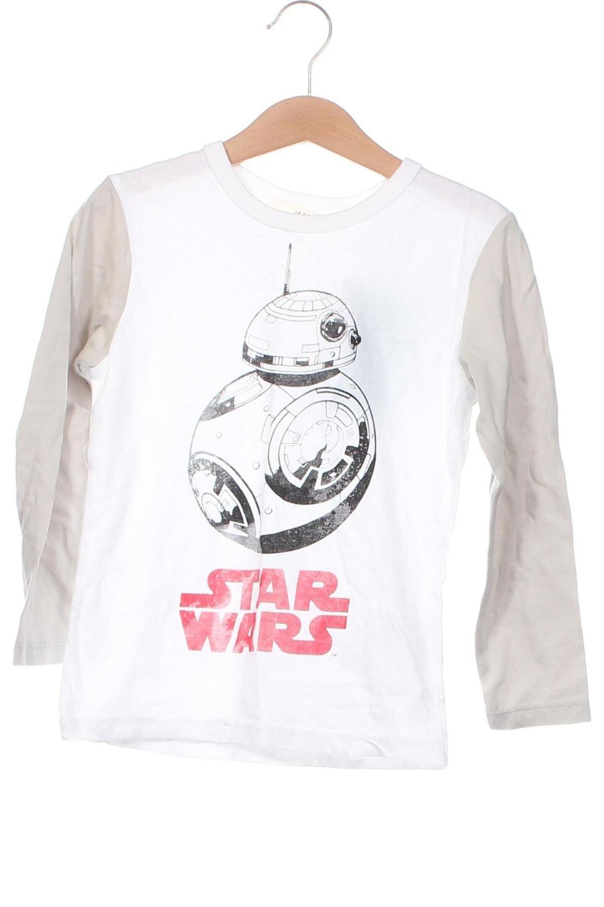 Kinder Shirt Star Wars, Größe 4-5y/ 110-116 cm, Farbe Weiß, Preis 12,94 €