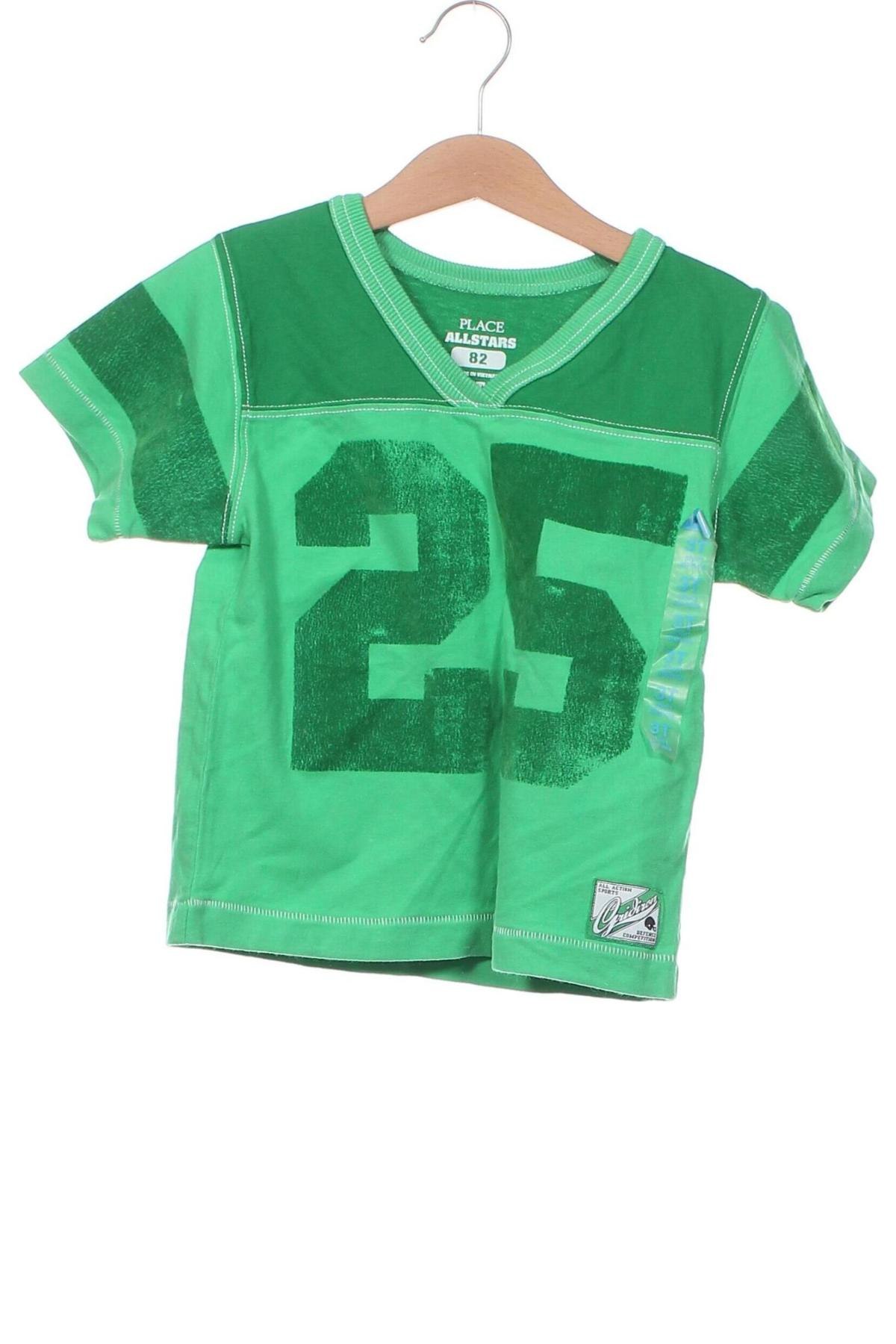 Kinder Shirt The Children's Place, Größe 12-18m/ 80-86 cm, Farbe Grün, Preis € 2,49