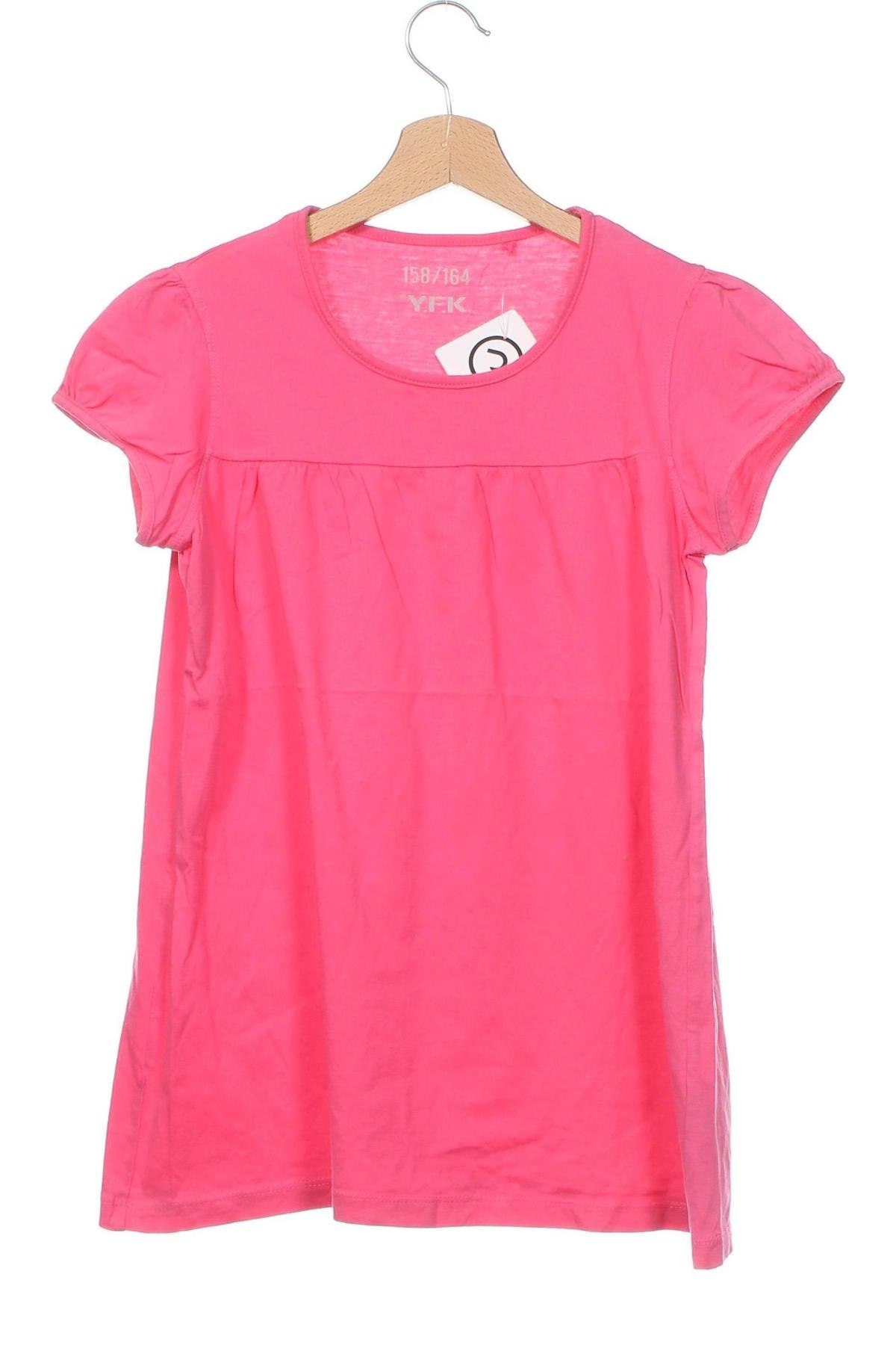 Kinder Shirt Y.F.K., Größe 12-13y/ 158-164 cm, Farbe Rosa, Preis 5,00 €