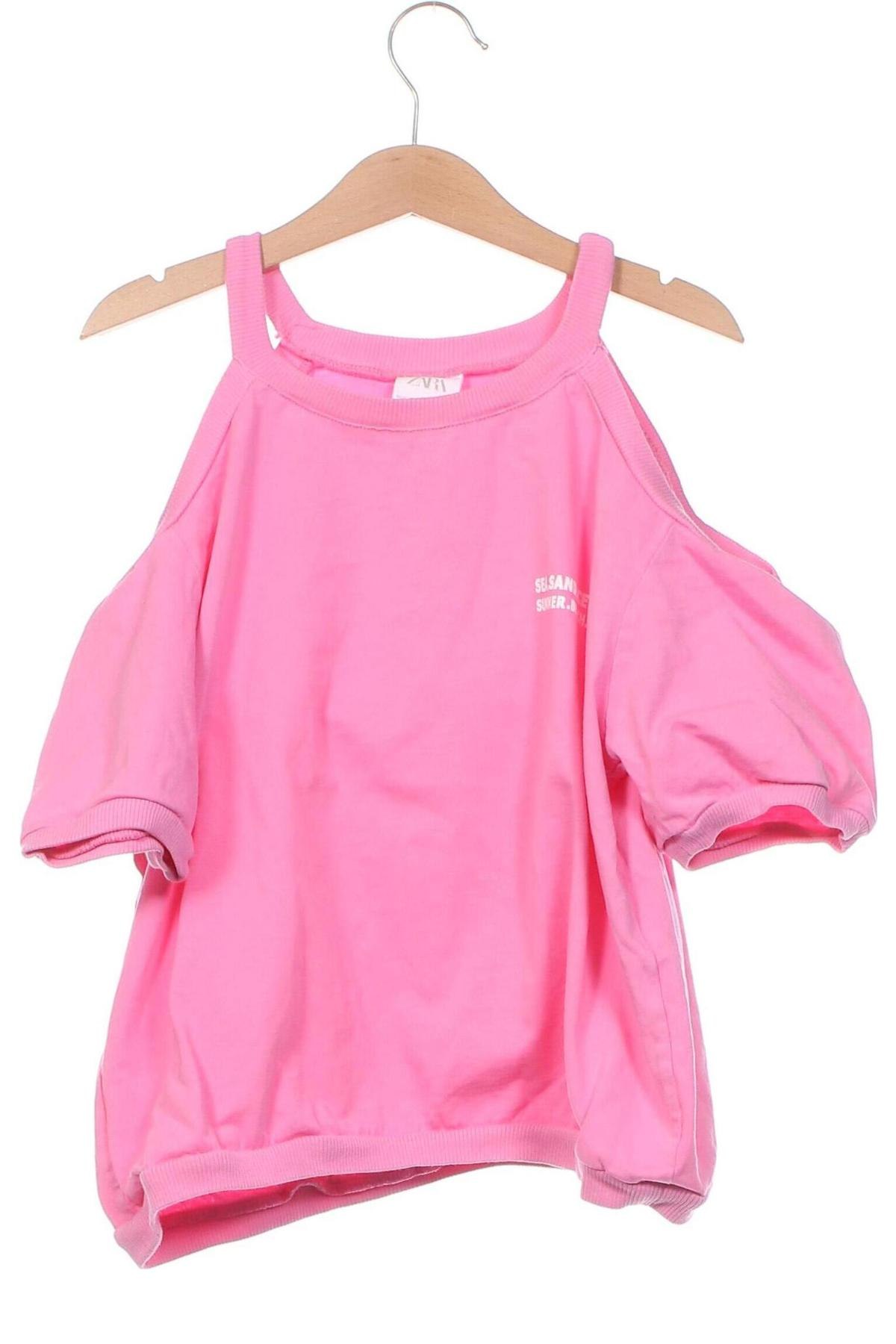 Kinder Shirt Zara, Größe 13-14y/ 164-168 cm, Farbe Rosa, Preis 7,16 €