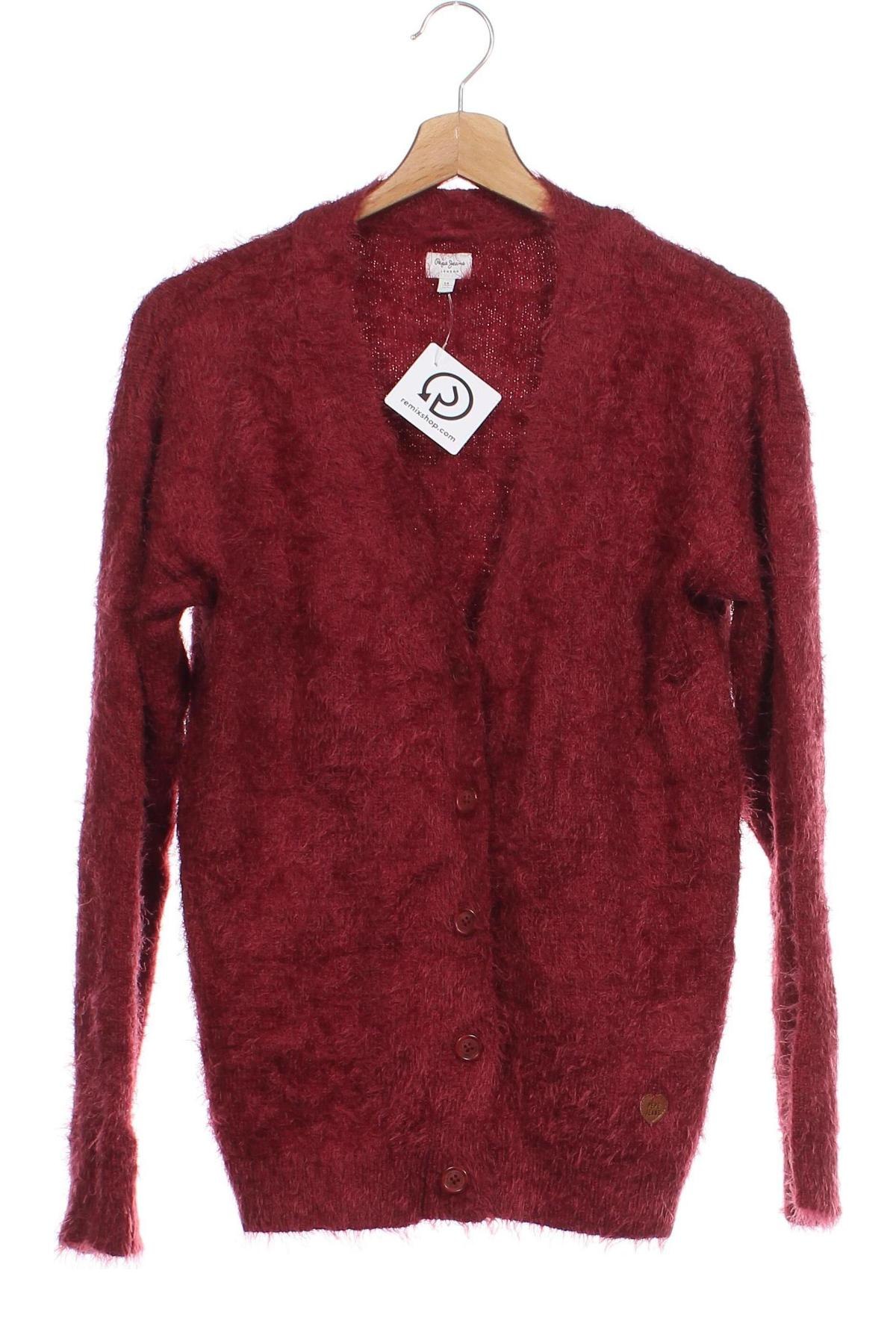 Kinder Strickjacke Pepe Jeans, Größe 13-14y/ 164-168 cm, Farbe Rot, Preis 9,99 €