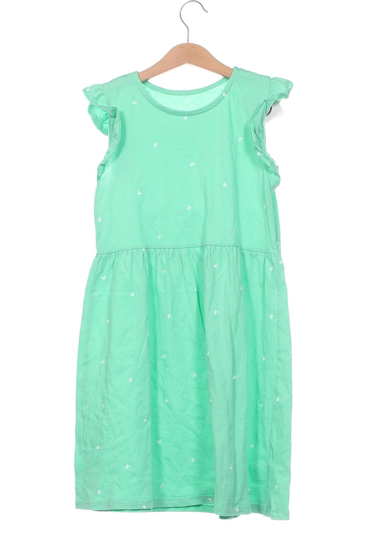 Rochie pentru copii H&M, Mărime 8-9y/ 134-140 cm, Culoare Verde, Preț 31,99 Lei