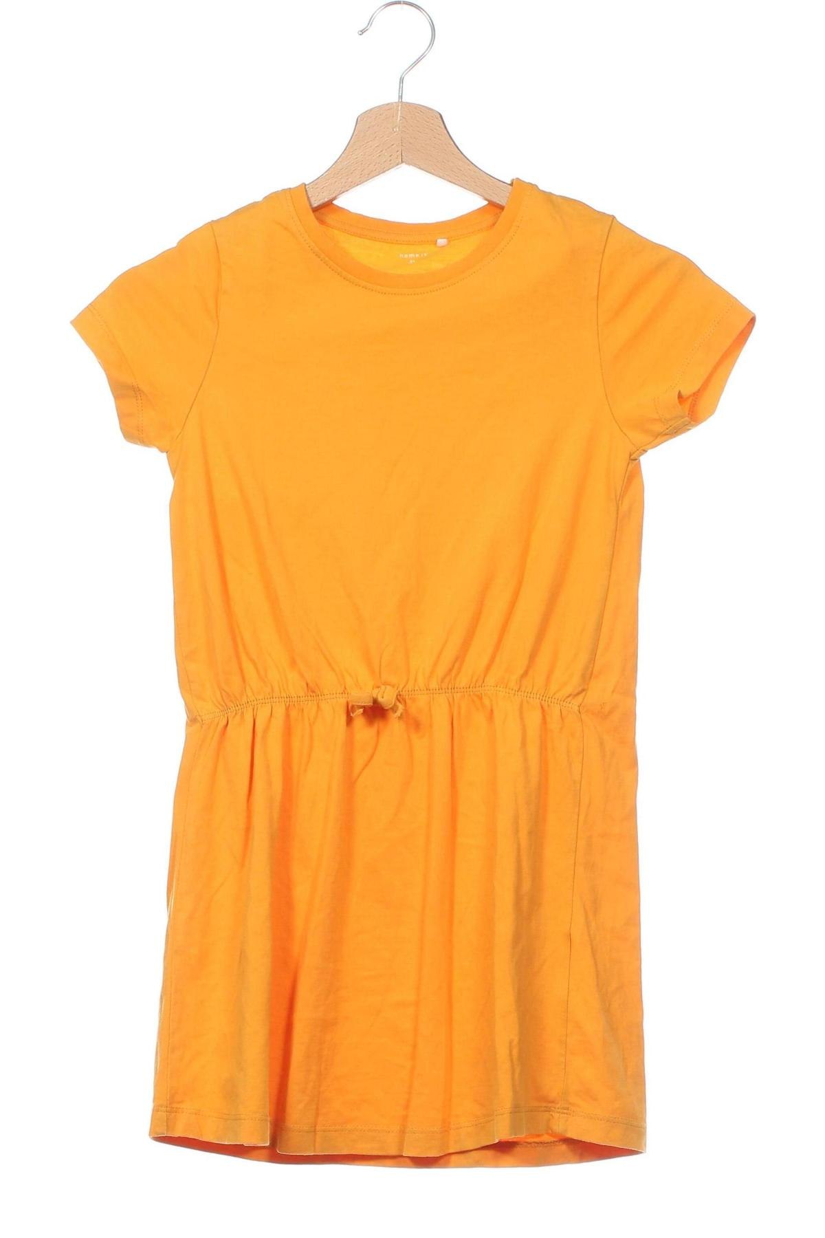 Kinderkleid Name It, Größe 7-8y/ 128-134 cm, Farbe Orange, Preis € 5,79