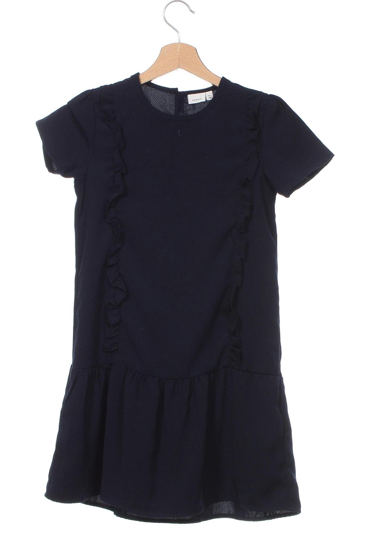 Rochie pentru copii Name It, Mărime 9-10y/ 140-146 cm, Culoare Albastru, Preț 12,99 Lei