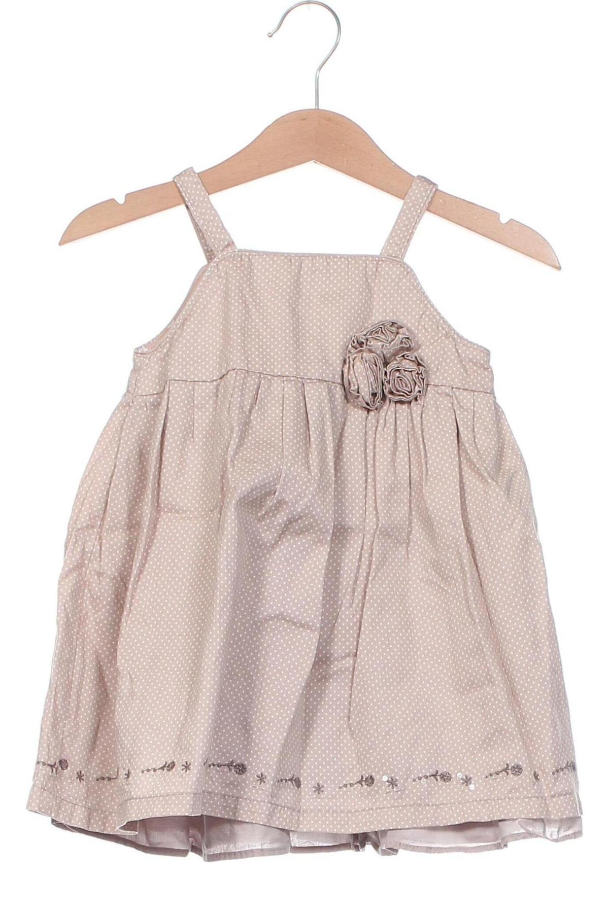 Kinderkleid Sergent Major, Größe 9-12m/ 74-80 cm, Farbe Beige, Preis 15,41 €