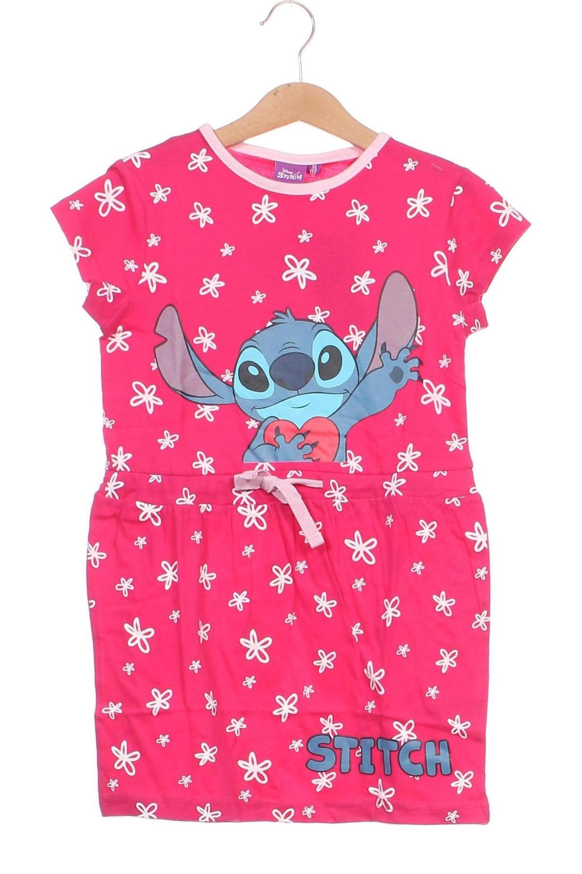 Dziecięca sukienka Stitch's, Rozmiar 6-7y/ 122-128 cm, Kolor Różowy, Cena 258,99 zł