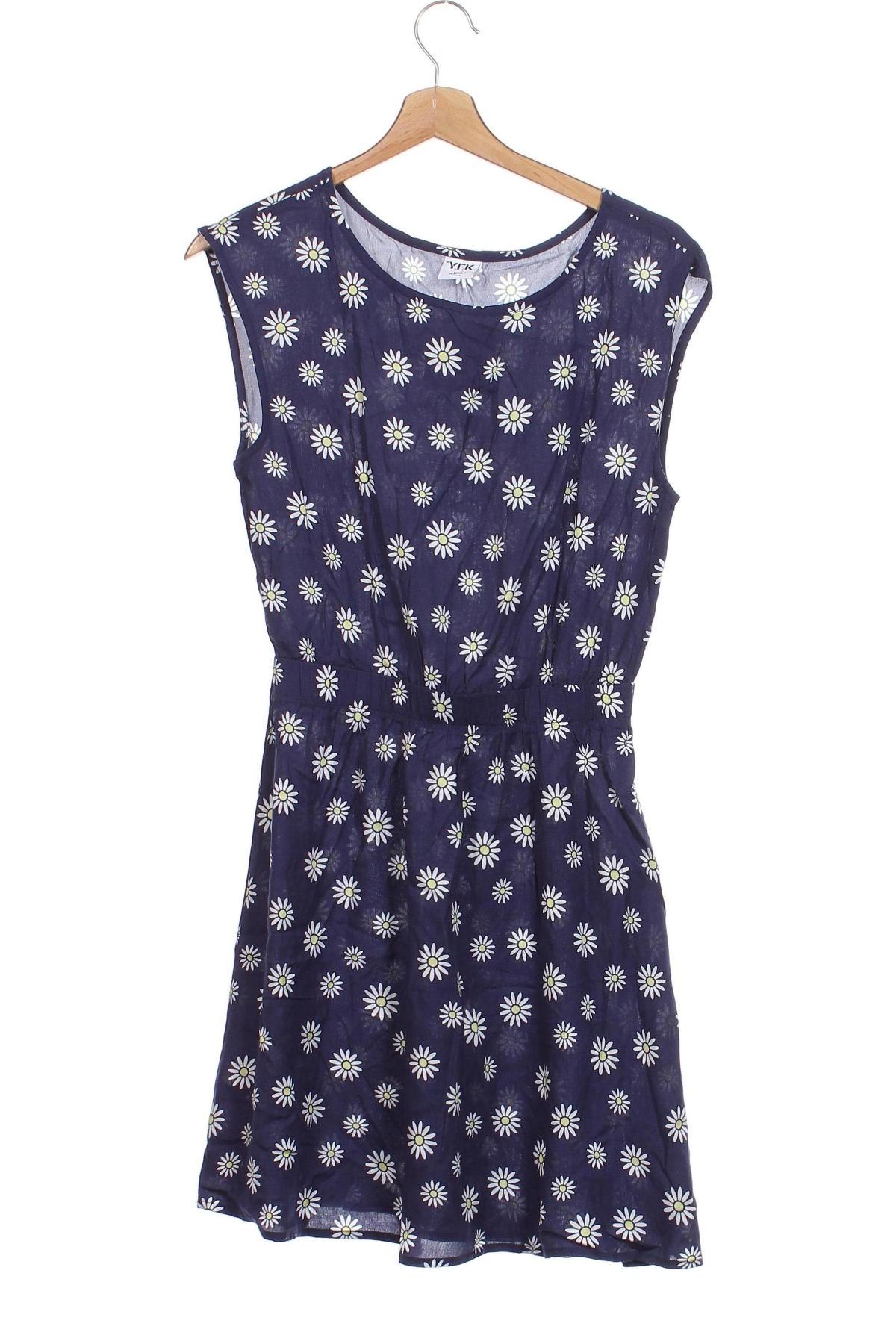 Kinderkleid Y.F.K., Größe 12-13y/ 158-164 cm, Farbe Blau, Preis € 5,99