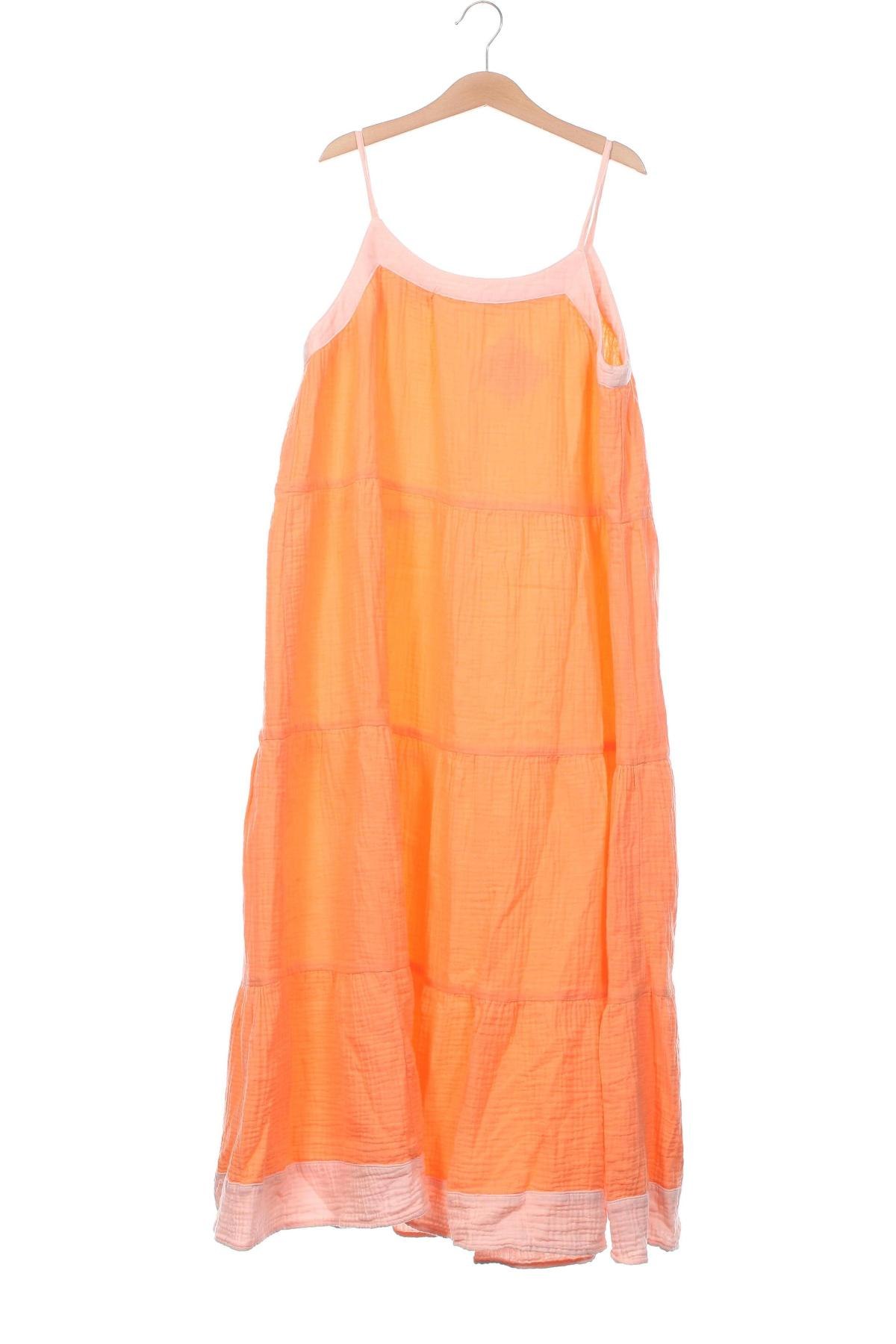 Kinderkleid Zara, Größe 13-14y/ 164-168 cm, Farbe Orange, Preis 11,29 €