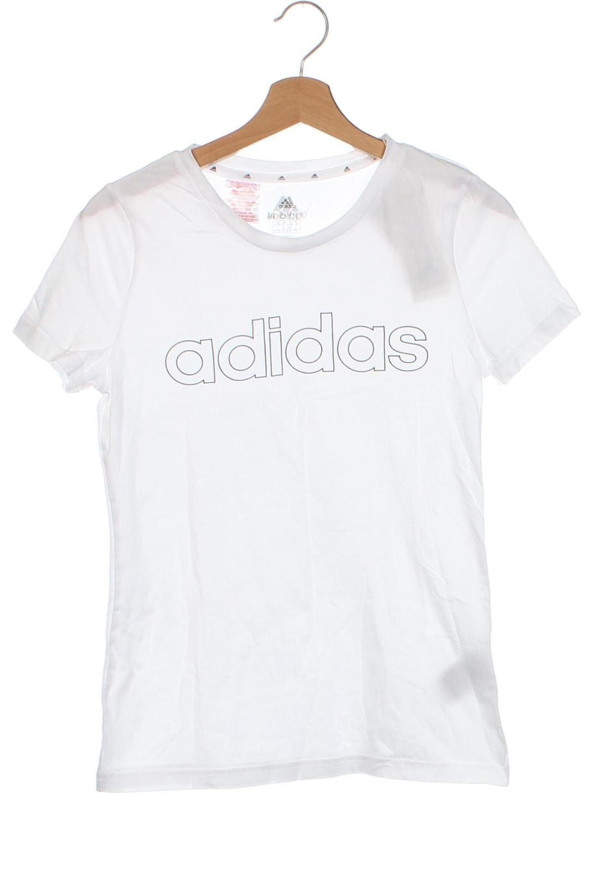 Dziecięcy T-shirt Adidas, Rozmiar 14-15y/ 168-170 cm, Kolor Biały, Cena 70,99 zł