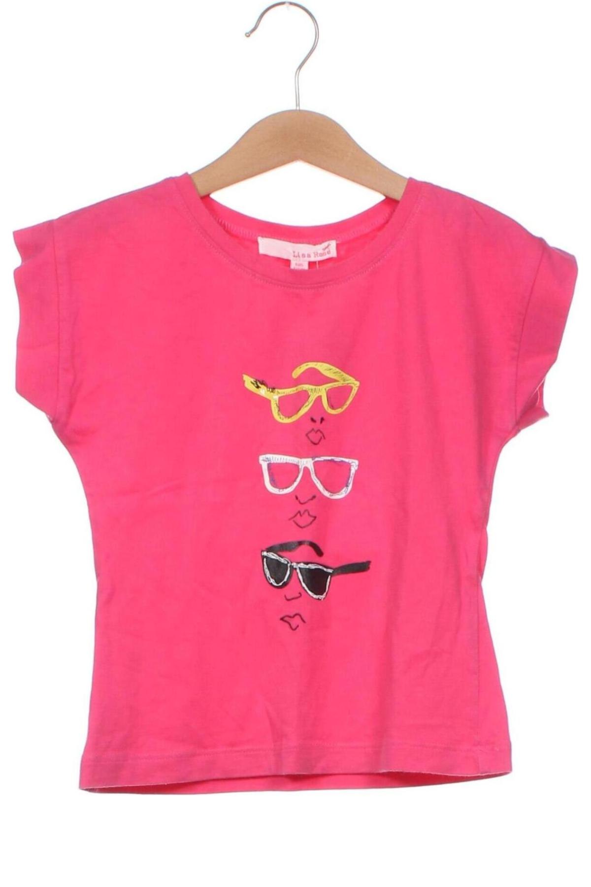 Kinder T-Shirt Lisa Rose, Größe 4-5y/ 110-116 cm, Farbe Rosa, Preis 6,02 €